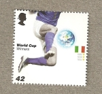 Stamps United Kingdom -  Ganadores Copa Mundo Futbol