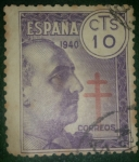 Stamps : Europe : Spain :  Sello Franco