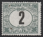Stamps Hungary -  54 - Cifra