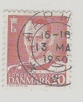 Stamps Denmark -  1948-1950 King Frederik IX