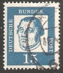 Stamps Germany -  Martin Luther 