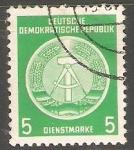Stamps Germany -  Escudo de armas nacional de DDR