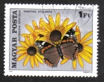 Stamps Hungary -   Insectos polinizadores Flores
