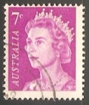 Stamps Australia -  Reina Isabel II