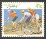Stamps Australia -  Cycling - ciclismo