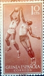 Stamps Spain -  Intercambio m2b 0,20 usd 10 cent. 1958