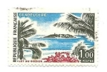 Stamps : Europe : France :  Isla. Paisaje
