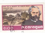Stamps Nicaragua -  cent. de la muerte de Carlos Marx