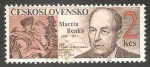 Stamps Czechoslovakia -  Martin Benka - dia del sello