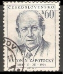 Stamps Czechoslovakia -  Antonín Zápotocký