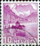 Stamps Switzerland -  Intercambio 0,20 usd 10 cents. 1936