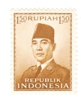 Stamps Indonesia -  Achmed Sukarno