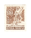 Stamps Indonesia -  Danza