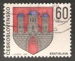 Stamps Czechoslovakia -  Escudo de armas de Bratislava