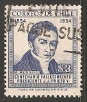 Stamps Chile -  Centenario fallecimiento Presidente J.J. Prieto Y