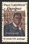 Stamps United States -  Paul Laurence Dunbar