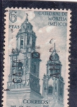 Stamps Spain -  Catedral de Morella-Mejico (24)