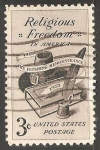 Stamps United States -  Libertad de religión en los Estados Unidos