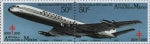 Stamps Mexico -  CENTENARIO  DE  LA  AVIACIÓN  MEXICANA.  DE  HAVILLAND  DH  COMET  IVc.