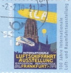 Stamps Germany -  EXPOSICIÓN INTERNACIONAL AERONÁUTICA FRANKFURT