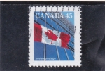 Stamps Canada -  BANDERA CANADIENSE