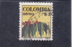 Stamps Colombia -  C A F E