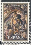 Stamps Spain -  Navidad 1969
