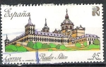 Stamps Spain -  Monasterio de San Lorenzo de Escorial Madrid