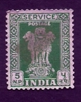 Stamps India -  Columnas de Asoca