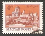 Stamps Hungary -  Esztergom