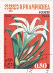 Stamps Cambodia -  FLORES-HIMENOBALLIS