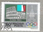 Stamps Hungary -  1979 Juegos Olímpicos de Moscú. Serie pre-olímpica. Sedes anteriores.