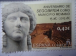 Stamps Spain -  Ed:4993 - Aniversario de Segobriga, como Municipio Romano. 15 aC - 2015 dC - Culturas Antiguas.