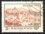 Stamps Hungary -  Vista de Budapest 1972
