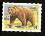 Stamps Ireland -  Animales extinguidos de Irlanda - Oso marrón
