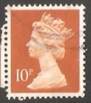Stamps United Kingdom -  Reina Elizabeth II