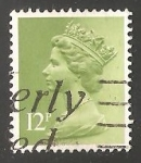 Stamps United Kingdom -  Reina Elizabeth II