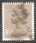 Stamps United Kingdom -  Reina Elizabeth II