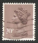 Stamps United Kingdom -  Reina Elizabeth II