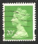 Stamps United Kingdom -  Reina Elizabeth II