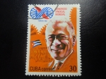 Stamps Cuba -  congreso sindical mundial lazaro peña