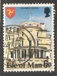Stamps Isle of Man -  Grey Heron (Ardea cinerea),