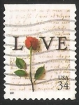 Stamps United States -  Rosa