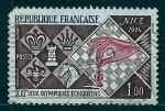 Stamps France -  XXI J.O.Ajedres