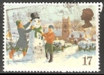 Stamps United Kingdom -  Muñeco de nieve