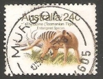 Stamps Australia -  Tasmanian tiger-lobo marsupial 