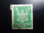 Stamps Germany -  DEUTSCHES REICH 1924 Scott331 Sello Serie Aguila Alemania Mitchel357