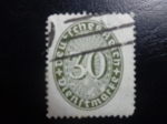 Stamps Germany -  DEUTSCHES REICH - DIENFMARKE