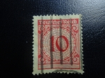 Stamps : Europe : Germany :  Cifras. Deutsches Reich