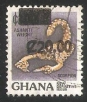 Stamps Ghana -  Escorpion